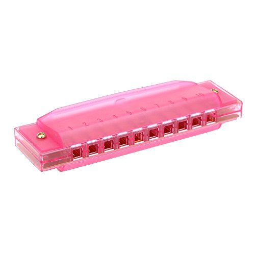 Bee Happy Pink Harp Do-C armónica color rosa