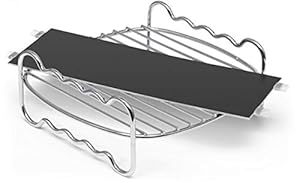 Philips Airfryer XXL Party Master Kit - Compatible with XXL Models HD9650/99, Coated Stainless Steel (HD9950/00), Silver