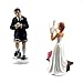 Fengyuanhong Decorazioni Coppia Gioco Calcio Figurine Wedding Cake Topper regalo bambola Mestieri della resina del partito