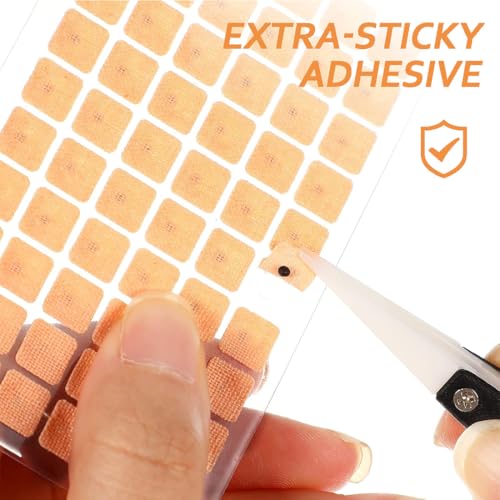 XUKZIMA 600 Pcs Ear Seeds Acupuncture ACU Seed Ear Seeds Auricular Sticker Ear Seeds for Anxiety Self-Care Acupressure Beads Acuseeds Ear Seeds for Adults and Kids - Image 4