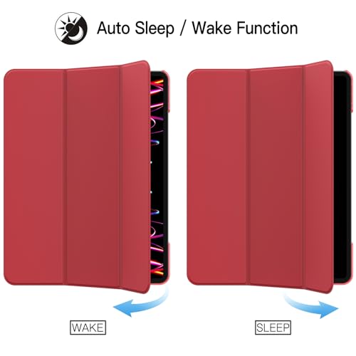 Image of JETech Case for iPad Pro 12.9 inch 6th /5th Gen (2022 /2021), Red