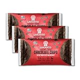 Lakanto Sugar Free Chocolate Chips - Sweetened with Monk Fruit Sweetener, Perfect for Baking, Meltin