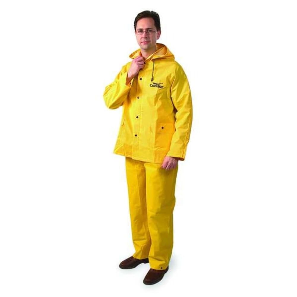 condor 3 Piece Rainsuit w/Detach Hood, YLW, XL-picture-15