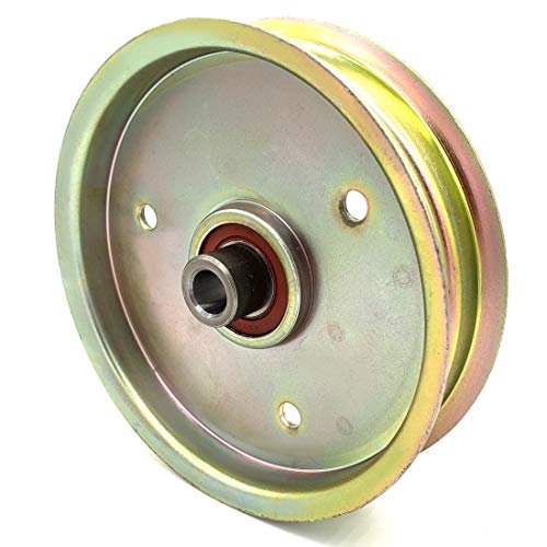 Phoenix Mfg. 5 Inch Flat Dia Flat Idler Pulley Replacement for Wood