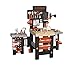 Produktbild Smoby Toys - Black+Decker Mega Werkbank Center (100 Teile) - Spielzeug-Werkstatt für Kinder ab 3 Jahren mit Werkzeug, Nagelbrett, Autobausatz & mechanischem Akkuschrauber