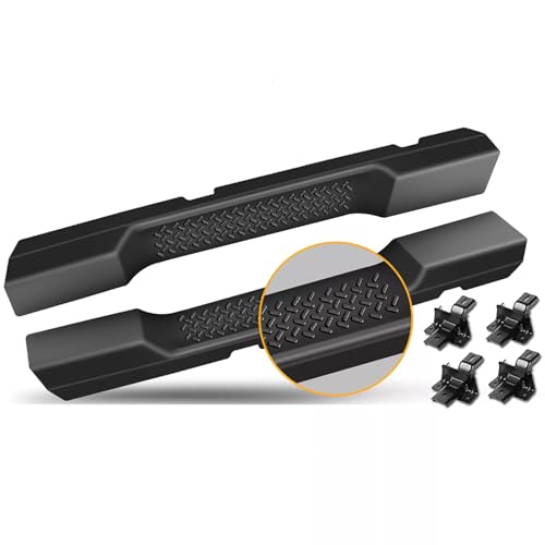 Estribos 6 pulgadas Jeep Wrangler JK 2 puertas 2007-2018 negro miniatura 2