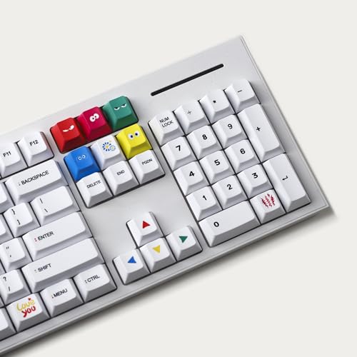 Image of YMDK Cherry Profile 131 Wukds Mood Dye Sub Thick PBT KEYCAP for MX Mechanical Keyboard 61 68 84 87 96 104 108