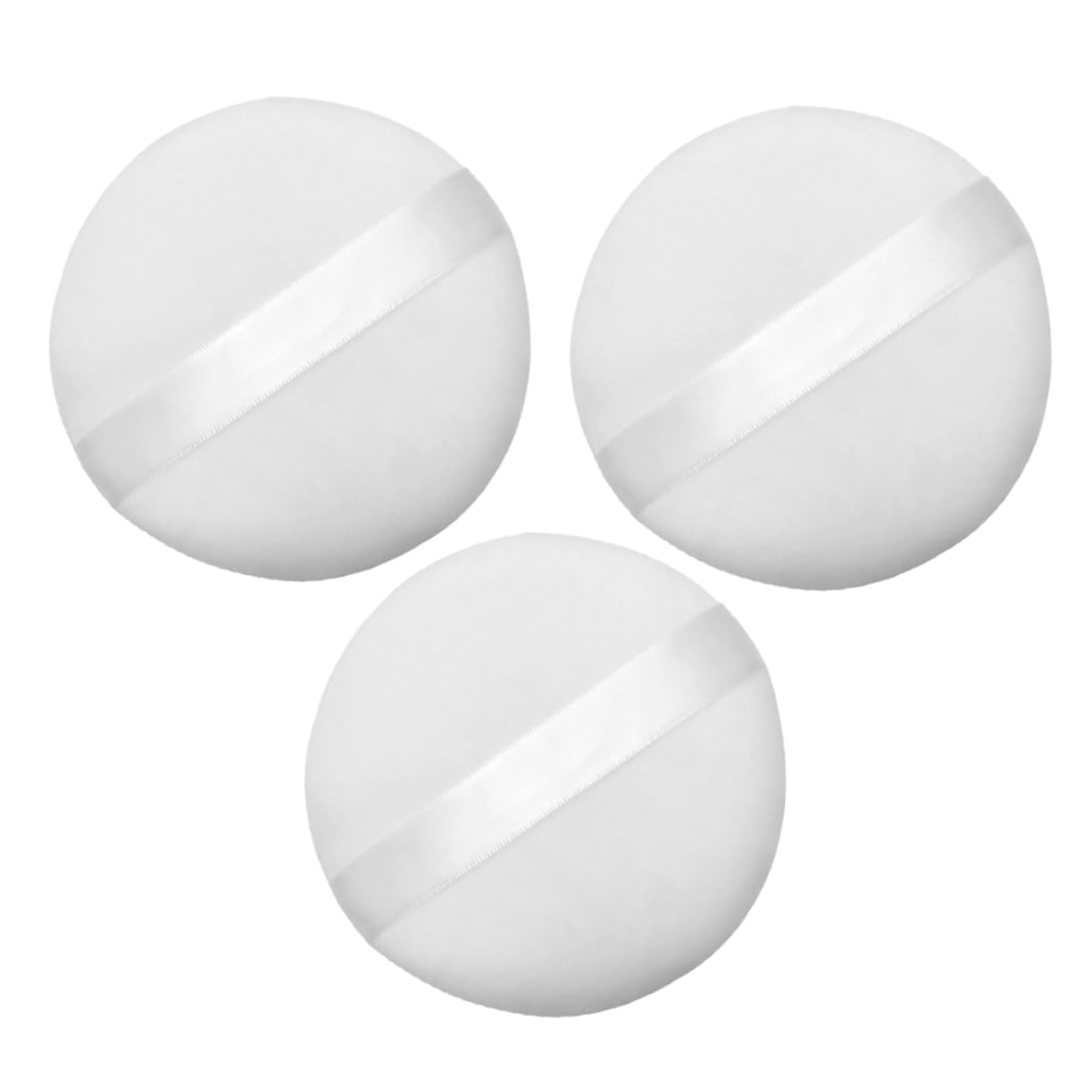 NOLITOY 3 Pack Cotton Puff for Face Body Powder Makeup Blender Concealer Applicator Talcum Beauty Tool Travel-friendly Round Sponge