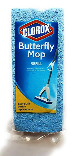 Clorox Butterfly Mop Refill, 1 Antimicrobial Refill (Pack of 2)