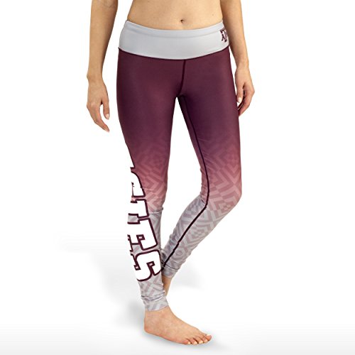 Forever Collectibles Ncaa Womens Texas A&M Aggies Gradient Print Leggings, Maroon #TOP1