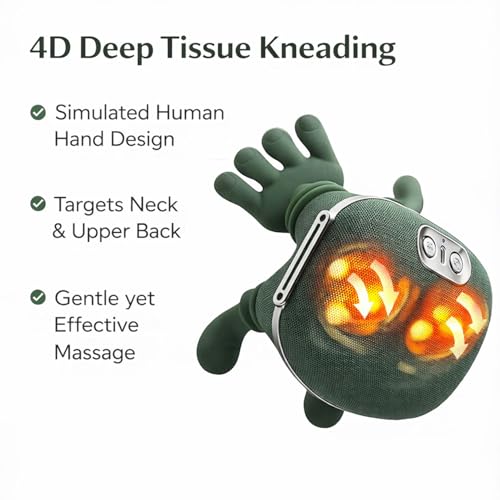 Oblivion Store Oblivion Rechargeable Neck & Shoulder Massager with - Image 7