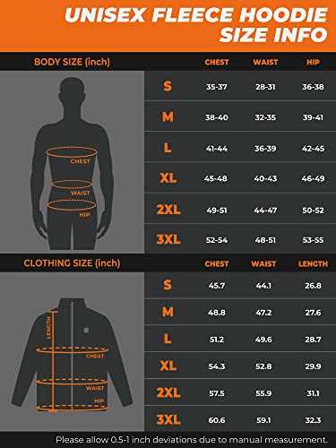 Ororo 2303-01A-0106 Heated Hoodie With Battery Pack thumb #5