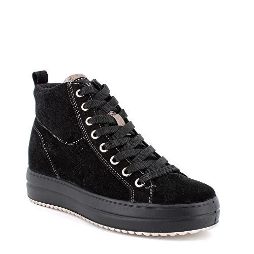 IGI&CO Zapatos Elengantes Hombre De Piel Microperforada Marrón