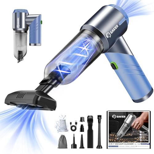 17000PA Cordless Handheld Car Vacuum Cleaner - 3-in-1 Portable Foldable with Brushless Motor