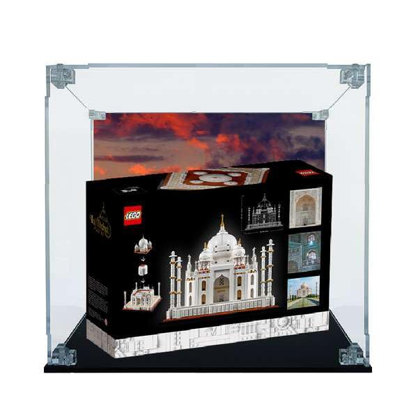 100% Made in Italy Ecometa Teca in Plexiglass - Arca Lite  Compatibile con Taj Mahal LEGO (21056)