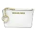 Produktbild Michael Kors Jet Set Travel Small Top Zip Coin Pouch with ID Holder in Saffiano Leather (Optic White)