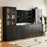 TUSY 71 inch TV Stand Storage Set