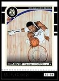 2024-25 Hoops #166 Giannis Antetokounmpo Milwaukee Bucks NBA Basketball Base Trading Card