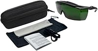 Vista 9 de LaserPair - Lentes de seguridad láser de alta protección 900-1100nm OD8+ DIN4 para láser de fibra, soldadura láser de mano (modelo: LP-ADY-3)