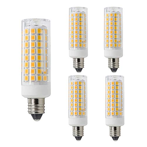 E11 LED�d��, ����, E11 ����,7W 110-120V 730LM,75W-80W�n���Q�������v�ɑ���,�S�����L�z��, 5���� (�d���F, E11����)