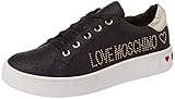  Love Moschino Damen Scarpad.cassetta 35 Mm, Glitter Gymnastikschuhe, Schwarz (Nero 000), 36 EU