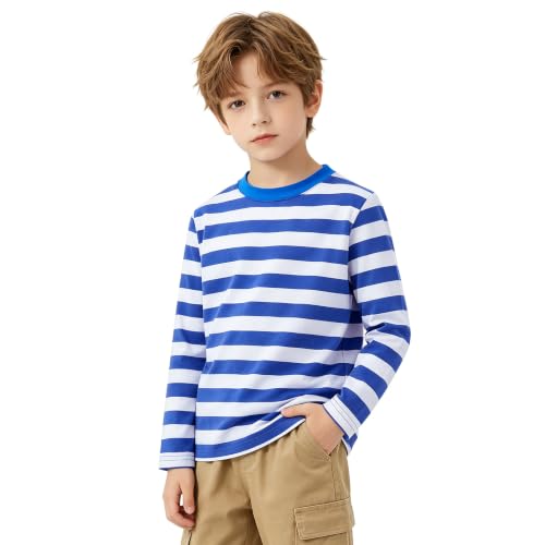 Image of Magic Park 6M-14Y Kid Striped T-Shirt Boys Cotton Tee Basic Top