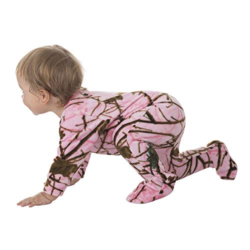 Image of Infant Camo One Piece Play Footie Fleece Crawler