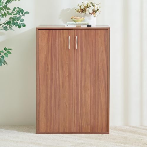Image of Home Centre | Helios - Alton | Multipurpose Cabinet | Engineered Wood | Book Cabinets | Brown | 1 Year Warranty