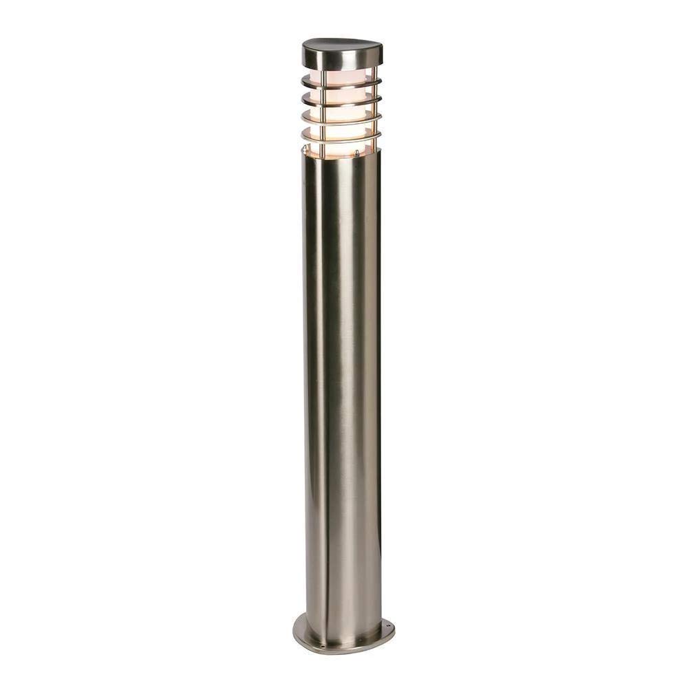 Saxby Lighting Metallic Saxby Bliss 9.2W Brushed Stainless Steel Outdoor Garden Ground Floor Led Bollard Light