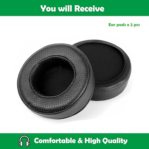 Almohadillas de cuero perforado para auriculares Sony MDR-ZX220BT - reemplazo de cojines de oído miniatura 4