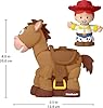 Fisher-Price Little People Toddler Toys Disney Pixar Toy Story Bobbin’ Bullseye Horse & Jessie Figures for Pretend Play Kids Ages 18+ Months #5