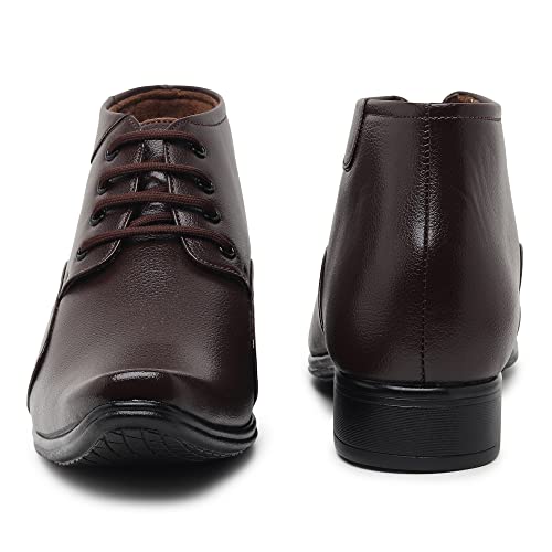 Image of Zixer Synthetic Leather Mens Formal Shoes || Office Formal Shoes Men Stylish|| Formal Shoes for Men Patent Leather Lace Up Party Formal Shoe