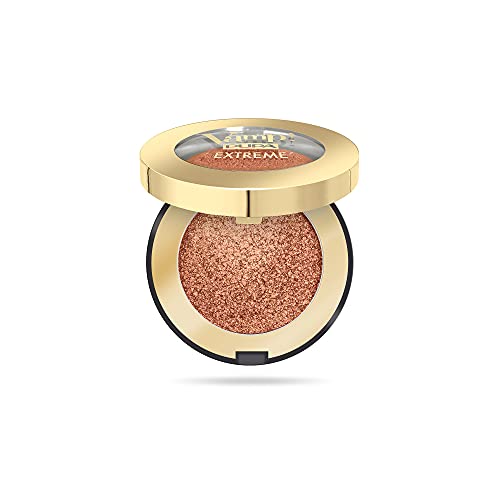Pupa Milano Vamp! Extreme Cream Powder Eyeshadow - Ultra-Creamy Texture - Adheres Beautifully To The Eyelids - Intense Metallic Finish - Rich In Pigment - Paraben-Free - 002 Extreme Copper - 0.088 Oz #TOP9