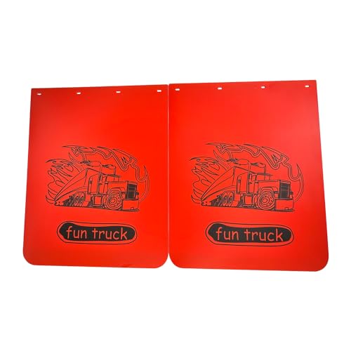 Image of BST BSSP Universal Mud Flaps for Semi Trucks, 24 ''X30'' Straight Heavy-Duty Mud Flap Polymer Semi -Truck Mud Flaps for Freightliner Kenworth Peterbilt International Mud Guards Splash Flaps