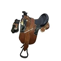 Selle Australienne En Cuir - Type Stock Avec Corne - Tailles 10 à 22 Pouces - Neuve