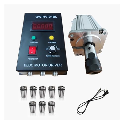Moteur de broche pour gravure CNC et fraisage bois 750W à refroidissement par air ER16 ER20