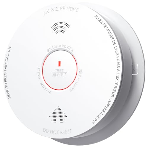Jemay Smoke Alarm Detector, 10-Year Battery Fire Alarms