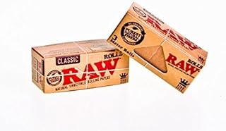 Raw Rolls Classic Rolling Paper King Size 55mm 3 Meter ( 9 Feet ) 2 packs