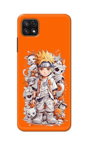 Image of PRINTFIDAA Printed Hard Back Cover Case for Samsung Galaxy A22 5G | A22s 5G | Samsung F42 5G Back Cover (Famous Anime Cartoon Character) -112