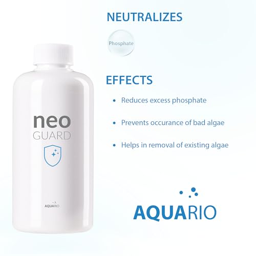 Image of Aquario Neo Guard - Phosphate Remover & Algae Prevention Solution for Aquariums - Prevents Algae Growth, Removes Excess Phosphates, Maintains Clear Water - Water Conditioner for Aquarium Tank - 300ml