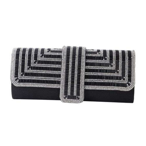 Pochette de soirée à cristaux compacte pour emporter vos essentiels
