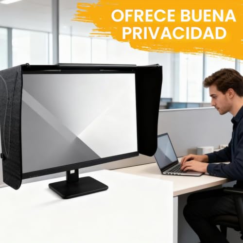 Parasol de pantalla para trabajar sin reflejos y proteger tu privacidad 6