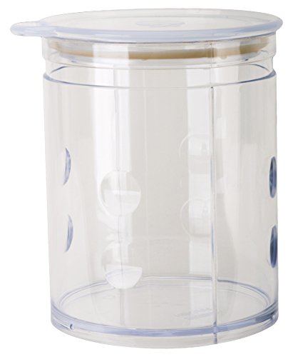 Juypal hermético tarro, blanco, 0,75 L, paquete de 1