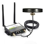 KUMA CONNECT PRO Unlocked 4G Router with SIM Slot (150Mbps Kit) | High-Gain MiMo Outdoor Antenna for Caravan, Motorhome, Boat WiFi | Connect 32 Devices | UK/EU Mobile Internet Hotspot - 12V & 240V