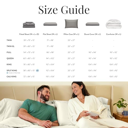 Image of Miracle Made Breathable Cotton Bed Sheets, 4-Piece Set - Silver-Treated, Soft and Cool-to-the-Touch Lightweight Bedding Designed for Hot Sleepers - Cali King Size, White