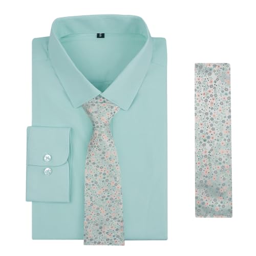 Image of Alizeal Mens 3 Pcs Long Sleeve Shirts Set