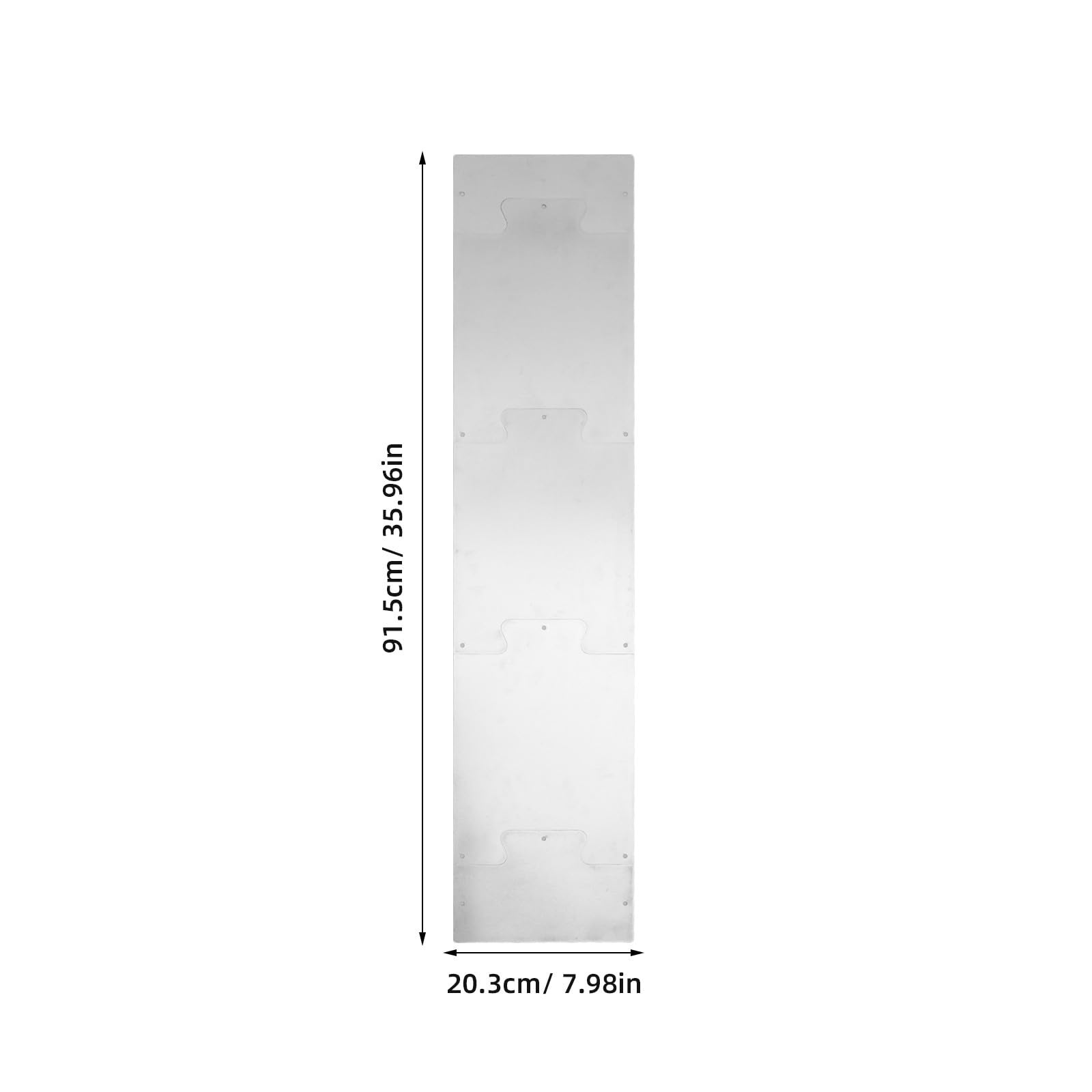 2 Juegos Placa Protectora para Puerta de 36 Pulgadas