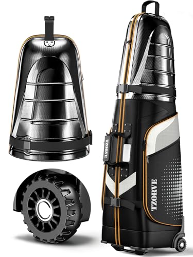 Carbon Fiber Hard Top Golf Travel Bag