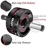 Readaeer Ab Roller Wheel, Ab Exercise Wheels Kit with Ab Roller, Resistance Bands, Knee Mat, Jump Rope, Push-Up Bar - Image 2