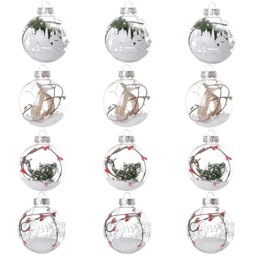 Copos de nieve rellenos de espuma navideña Uqezagpa para adornos de árbol de Navidad blanco 2